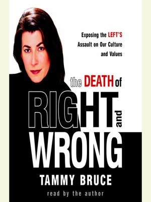 cover image of The Death of Right and Wrong
